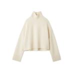 ショッピングウール ニット セーター ウールカシミヤタートルネックニット レディース