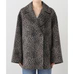 コート アウター レオパードコート レディース