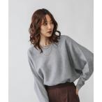 ニット セーター フワフワHugmeドルマンプルオーバー/595406 レディース