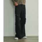 カーゴパンツ Side Zip Flare Cargo Pants / サイドジップフレアカーゴパンツ メンズ