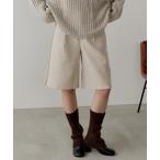 パンツ ワイドハーフパンツ レディース