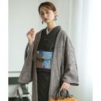 着物 羽織 レース ニコアンティーク ボタニカル・マロン 日本製 レディース