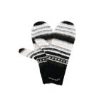 手袋 「GANNI」ストライプミトン レディース