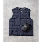 ショッピングダウンベスト ダウンベスト ベスト 「TAION/タイオン」クルーネックインナーダウンベスト メンズ