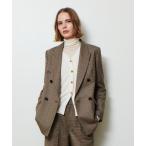 ジャケット テーラードジャケット CHIC TWEEDダブルジャケット レディース