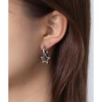 ピアス ロクシタン l'occitane 「Peony/ピオニー」/ステンレス　2way スターフープピアス レディース