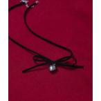  короткое колье L'Occitane l'occitane [Peony/pio колено ]/ поддельный замша лента & Heart Drop короткое колье женский 