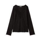 ショッピングedition tシャツ LACE V-NECK RIB TOPS レディース
