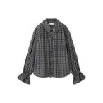 ブラウス シャツ フリルカラーパフスリーブブラウス レディース