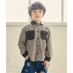ブラウス シャツ 「リンク」チェックリンクシャツ キッズ 子供服 男の子 女の子