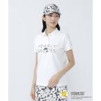 ポロシャツ ポロ 「PEARLY GATES」「SNOOPY」プライムフレックスカノコ半袖ポロシャツ レディース