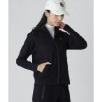 パーカー 「PEARLY GATES」ポリエステルヤーンmmフルジップニットフーディ レディース