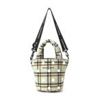  сумка на плечо сумка [PEARLY GATES] проверка × точка рисунок с хлопком Cart сумка (UNISEX) женский мужской 