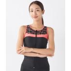 ショッピングセパレート 水着 「FILA/フィラ」「大きいサイズ」レディースセパレート水着　ジップ　競泳水着　フィットネス　ジム レディース