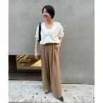 パンツ 「インフルエンサー＠tsuru00コラボ」3タックスラックスパンツ レディース