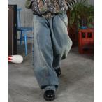  джинсы AW gran ji обработка barrel нога Denim брюки мужской женский унисекс [ILL'S] мужской женский 