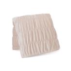 ショッピングブランケット ブランケット 「WARMY ウォーミー」しっとりぽかぽか 中わた入りブランケット リップル（毛布） ダブル 1800×2000 ピンク(オンラインショ