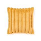 クッション クッションカバー ファー クッションカバー 45×45 イエロー（J-003）