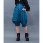 パンツ バルーンアシメフリルパンツ レディース