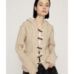 ショッピングカーデ カーディガン TOGGLE BUTTON CABLE KNIT C/D トグルボタン ケーブルニット カーデ 秋服 冬服 レディース