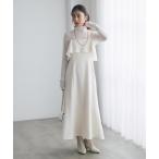 ワンピース 「お気に入り選挙2位！・3サイズ展開あり」ラッフルマーメイドキャミワンピース