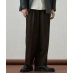 ショッピングTOKYO パンツ ウールフラノ  2タックストレートパンツ メンズ