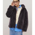 コート アウター スタンドベア風ボアコート レディース