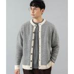  кардиган [XL размер есть ] "в елочку" рисунок Crew вязаный кардиган мужской 