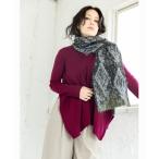 ストール マフラー ダイヤ柄ジャガードストール レディース