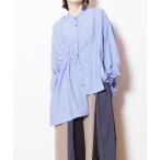 ショッピングシャツ ブラウス シャツ アシンメトリーシャツブラウス レディース