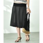 パンツ シックサテンハーフパンツ レディース