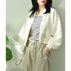 ブルゾン アウター パネルレース＊�