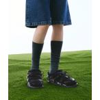 パンプス Egan イーガン ナイロンパフィーパネルド レースタイミュール