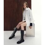 ブーツ Minette ミネット レースアップ ロングスニーカーブーツ レディース