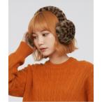  уголок данный . наушники [HIKA] Leopard рисунок мех iya муфта женский мужской 