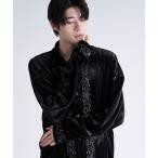 シャツ バーチカル刺繍ベロアシャツ/SETUP対応 メンズ レディース