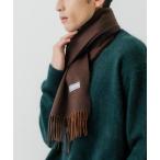 マフラー バイカラーカシミヤマフラー メンズ