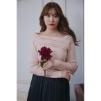 ニット セーター Aveline Gathered Knit Top レディース