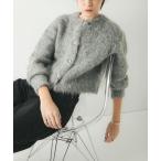 ショッピングピンク カーディガン ブラッシュシャギーニットカーディガン レディース