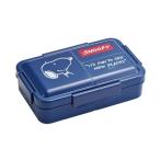 ショッピング弁当箱 弁当箱 スヌーピー 抗菌 パッキン一体型4ロックふわっと弁当箱 SNOOPY ネイビー SK