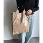 ショッピングエナメルバッグ 「DouDou」 ハンドバッグ FREE ベージュ レディース