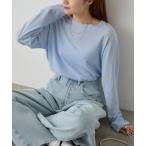 ショッピングカットソー 「PUAL CE CIN」 長袖カットソー FREE サックスブルー レディース