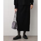 ショッピングスカート スカート 「セットアップ可/洗える」切り替えデザインサイドリブスカート