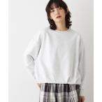 tシャツ 「洗える」バルーンシルエットミニ裏毛プルオーバー レディース