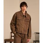 ショッピングスタッズ ジーンズ Studded Washed Denim Jacket/スタッズウォッシュドデニムジャケット メンズ