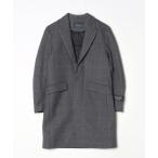 [NANO universe] Пальто Честерфилд SMALL серый мужской 