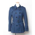 「BURBERRY BLACK LABEL」 トレンチコート M ブルー メンズ