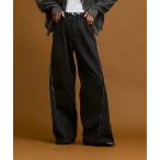 「soerte」 ブーツカットデニムパンツ 3 ブラック メンズ