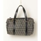 「FENDI」 ボストンバッグ - ネイビー レディース