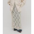 スカート クロシェニットスカート